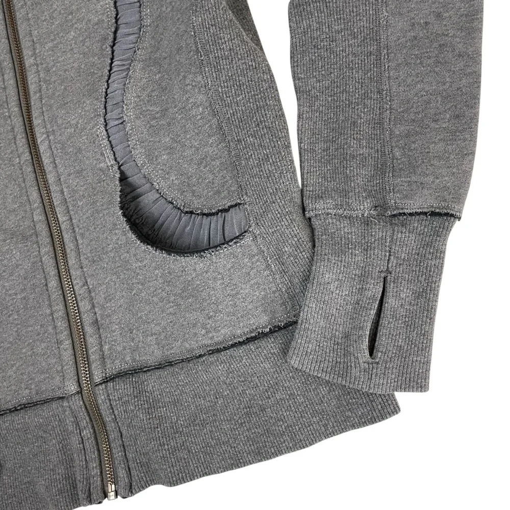 lululemon‎ Scuba Full Zip Hoodie Special Edition Gray Sz 4